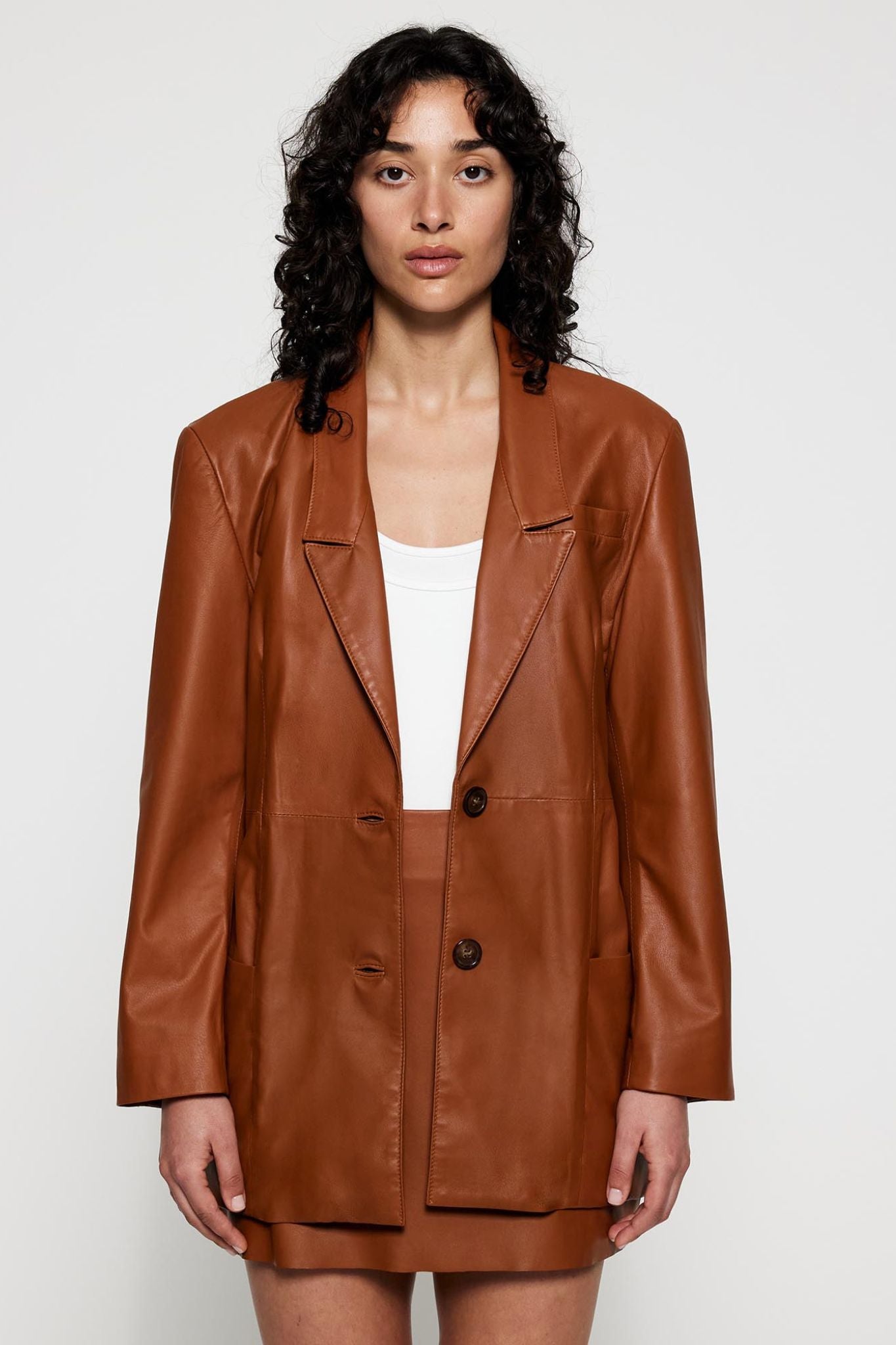 Broome Blazer Orche Leather