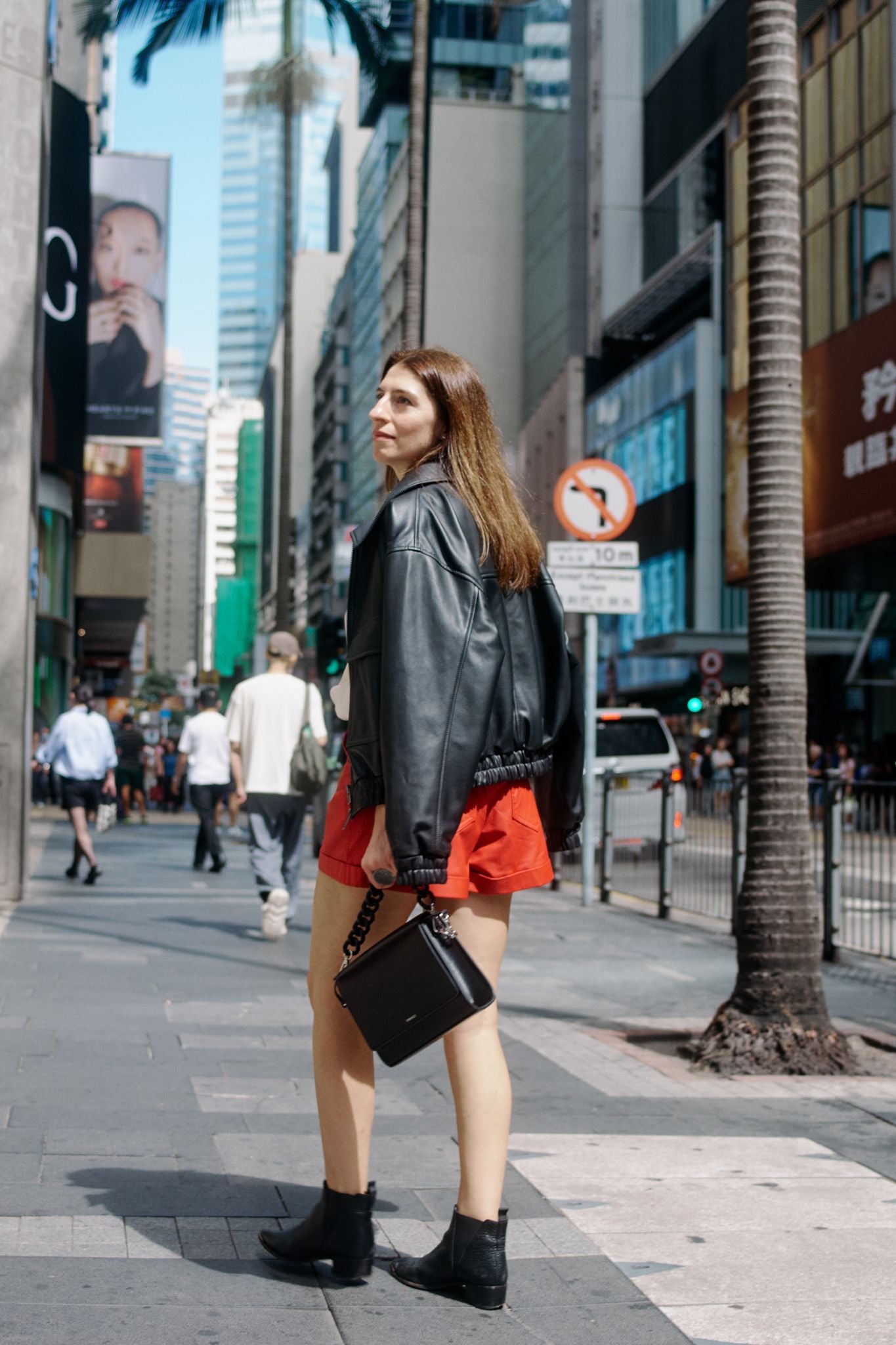 Sullivan Paperbag Short Lipstick Red Leather