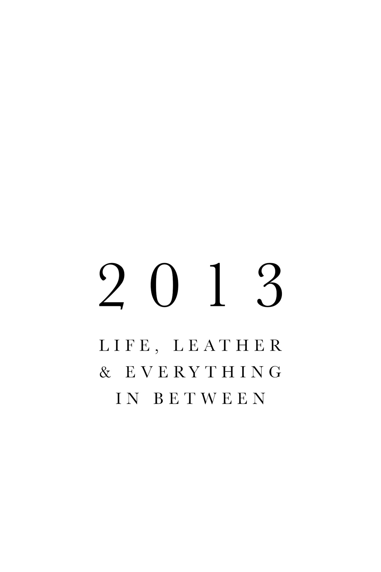 DECADE OF LEATHER: Memory 1