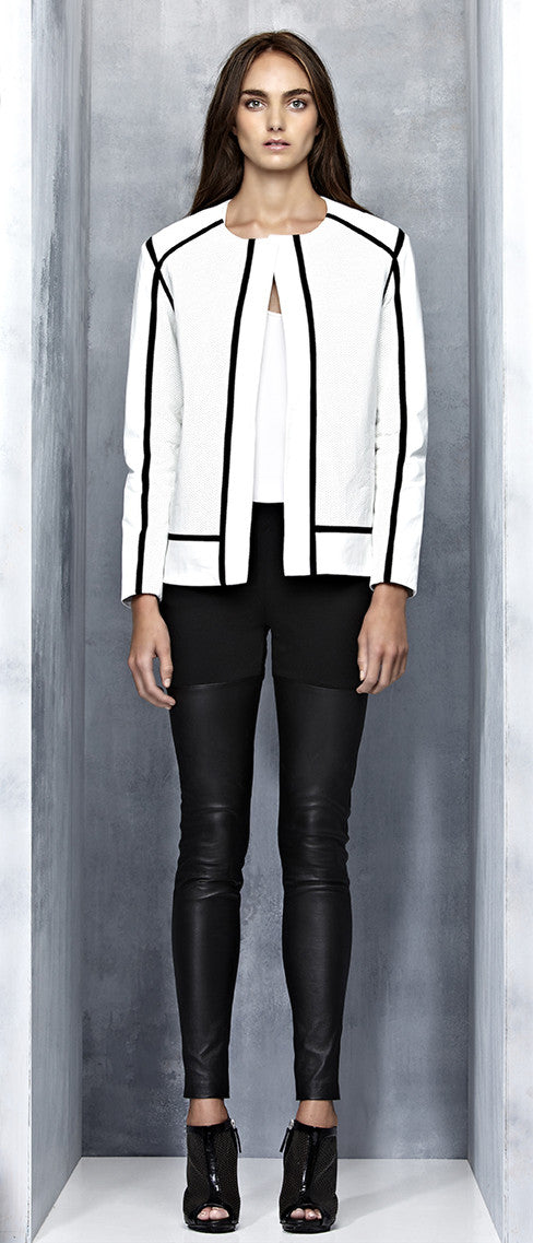 Astor Clean Neck Box Jacket - SAMPLE