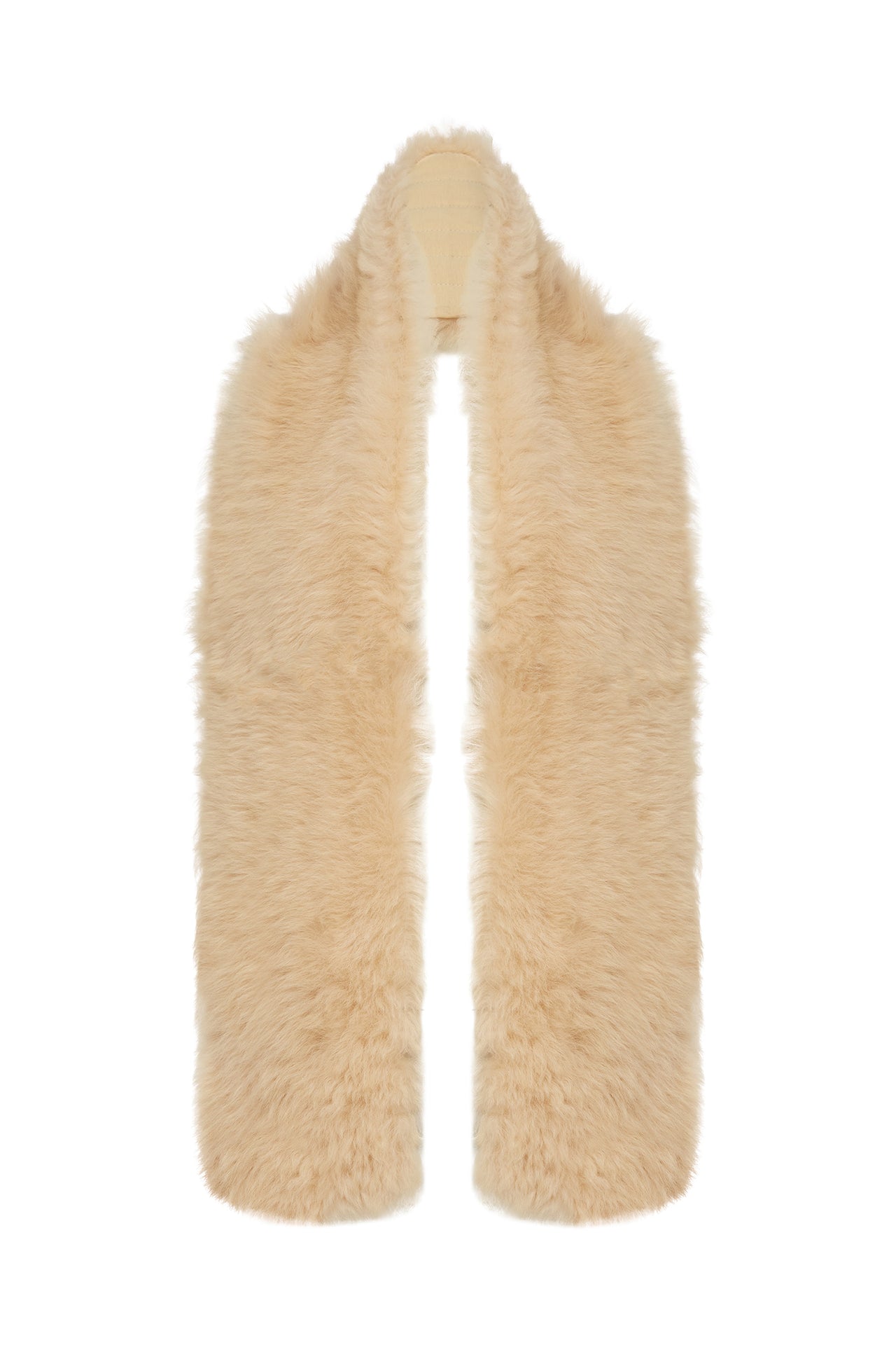Upper West Shearling Scarf Butter Shearling
