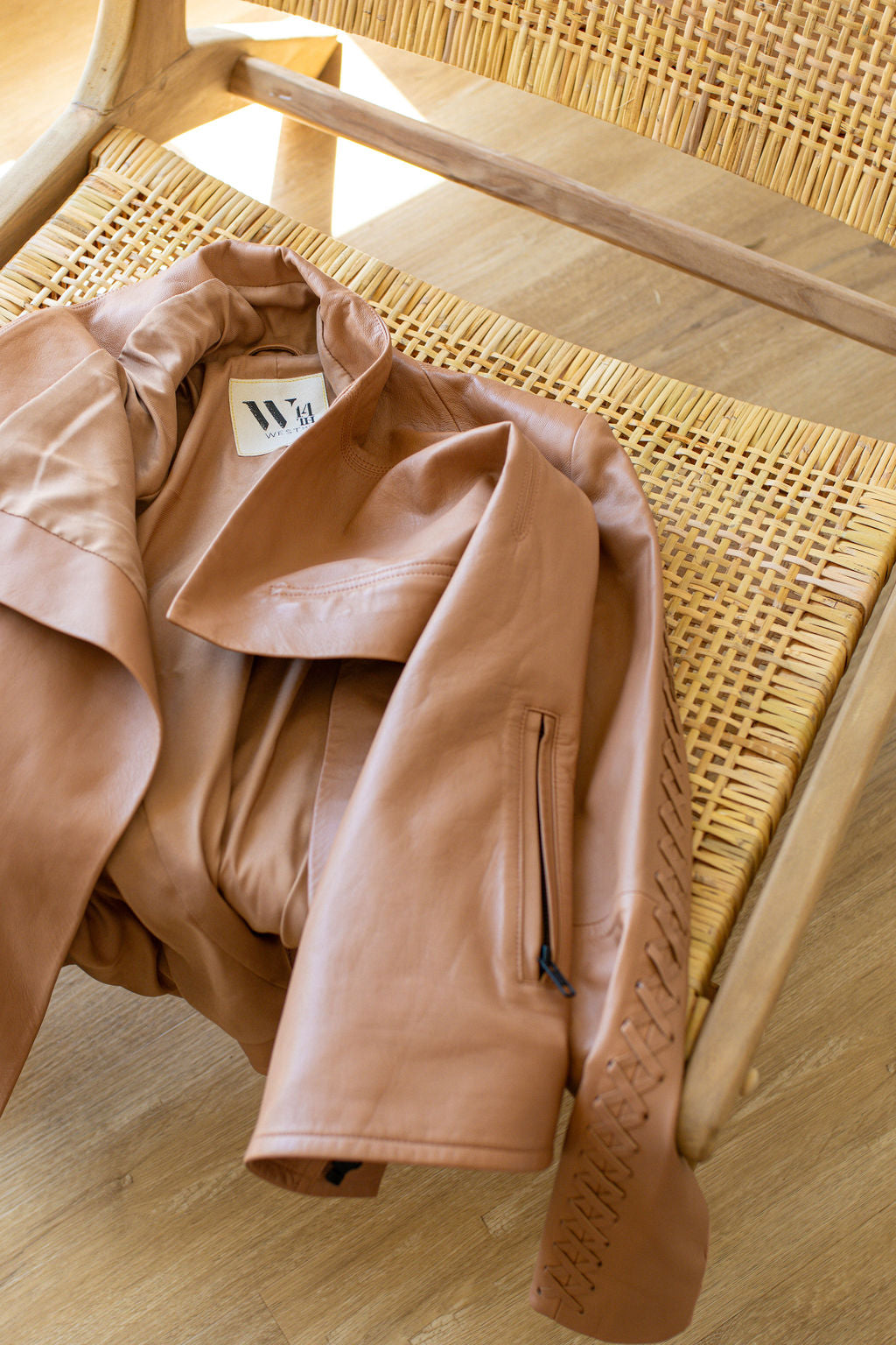 The Paddington Drape Jacket Golden Tan