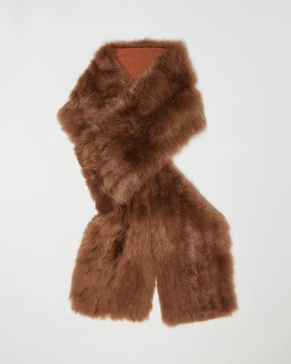 Upper West Shearling Scarf Noccialo Brown Shearling