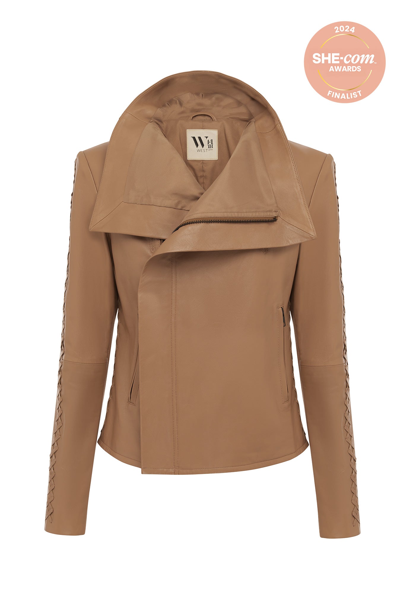 The Paddington Drape Jacket Golden Tan