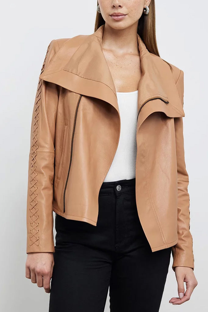 The Paddington Drape Jacket Golden Tan