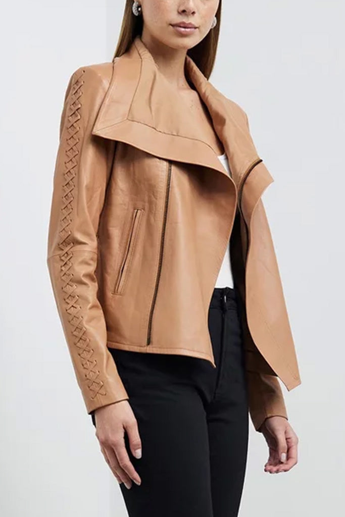 The Paddington Drape Jacket Golden Tan