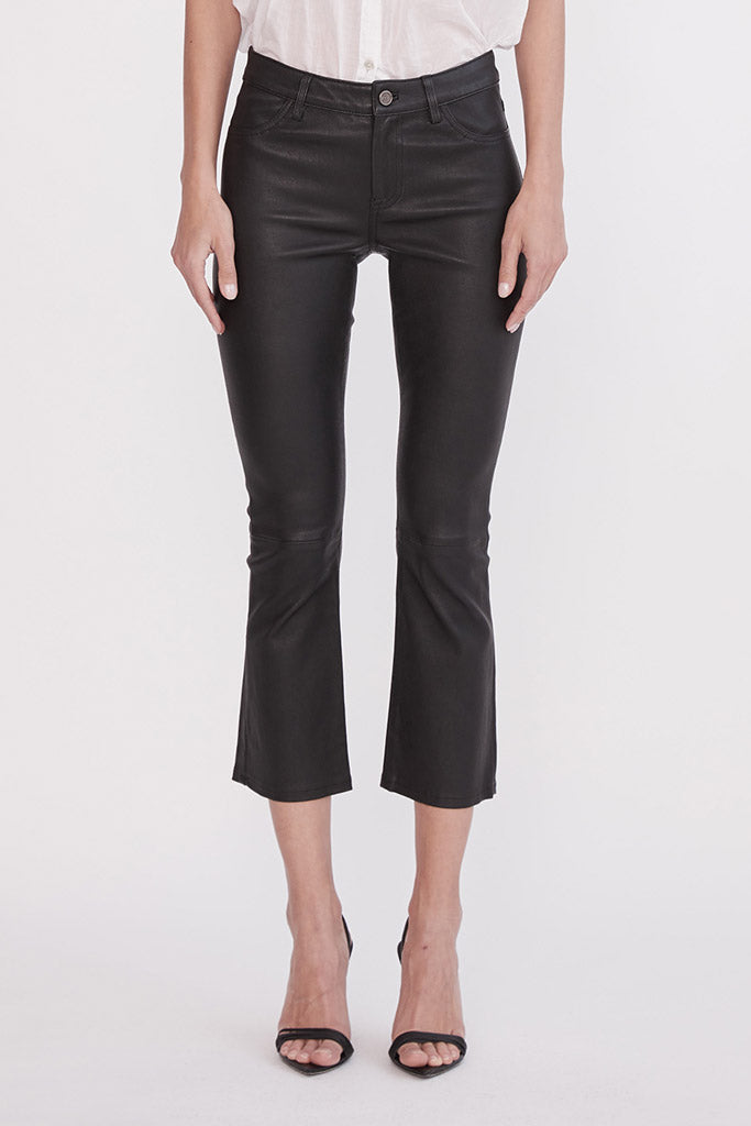 The Midtown Kick Flare Black Ladies Leather Pants Made By West14th. Made  From 100% Genuine Soft Lamb Leather. For all seasons, Quality To Last A  Lifetime. Wardrobe Staples