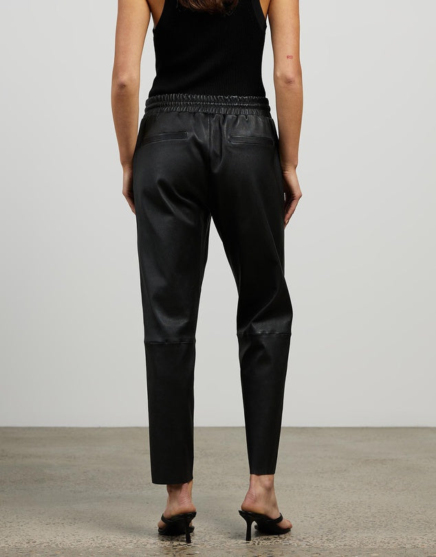 Designer leather pants clearance women