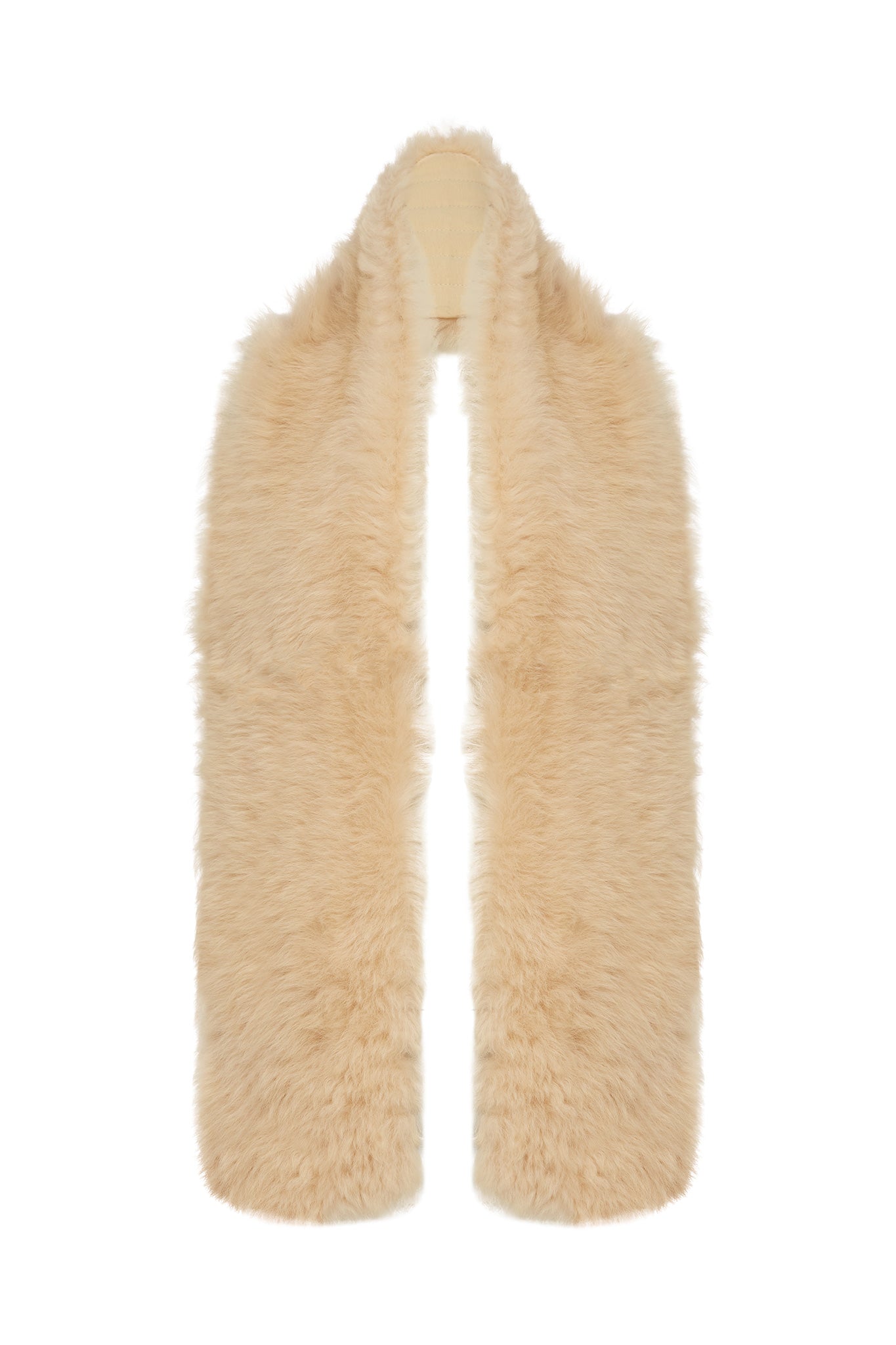 Upper West Shearling Scarf Butter Shearling