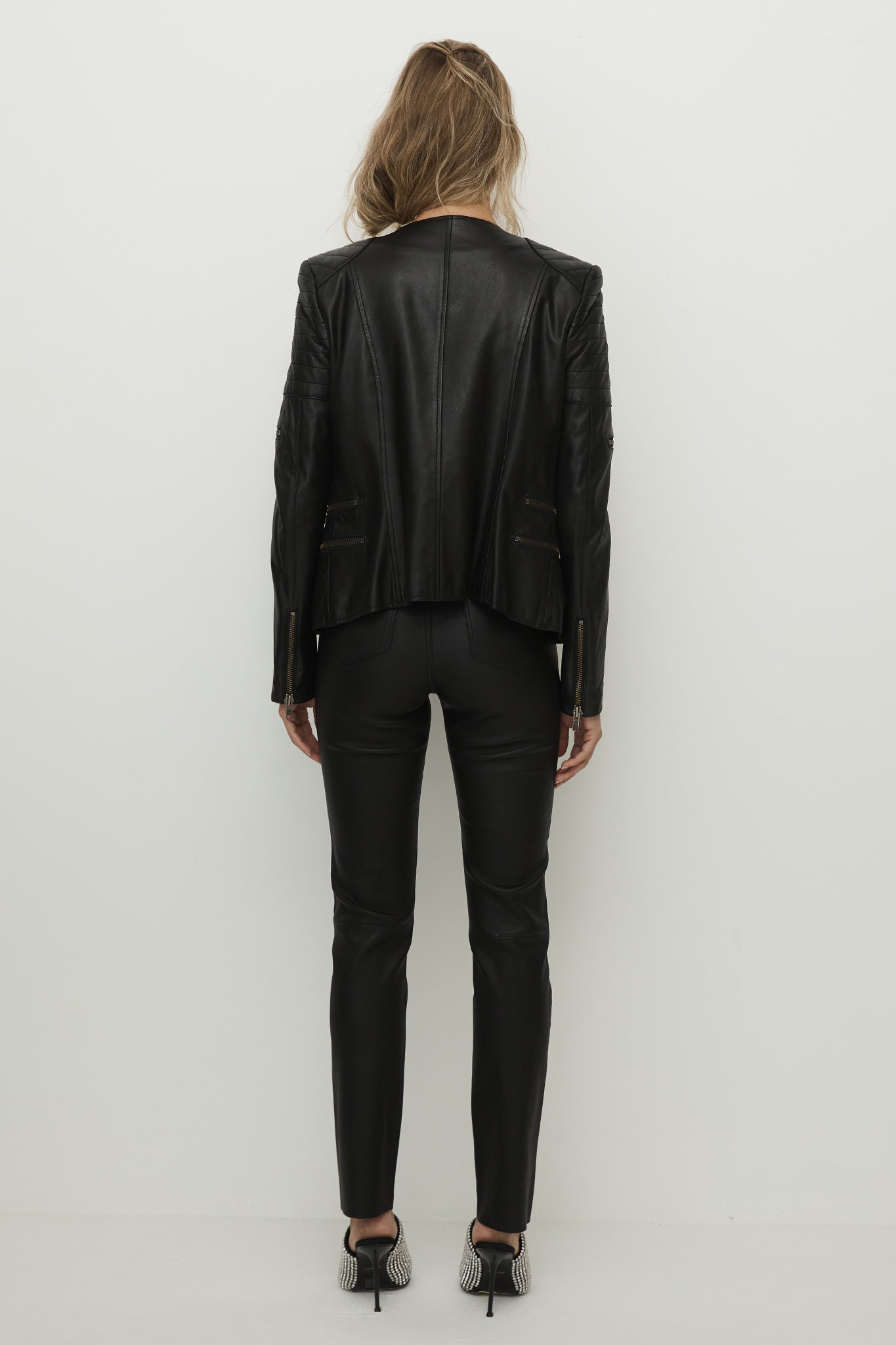 Greenwich Street Motor Jacket Black Leather